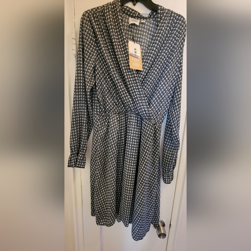 Black and white dress